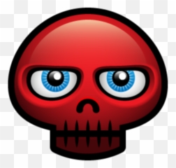 Download - Red Skull Emoji,Skull Emoji Png