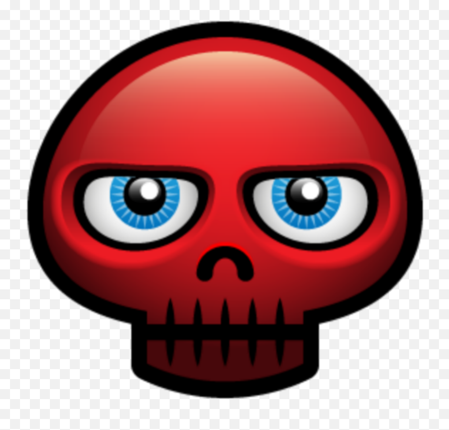 Download - Red Skull Emoji,Skull Emoji Png