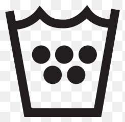 Type Laundry Washing Care Instructions - Machine Wash Normal Symbol Emoji,Square With X Inside Emoji