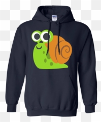 Happy Snail Emoji Hoodie - Hoodie,Snail Emoji
