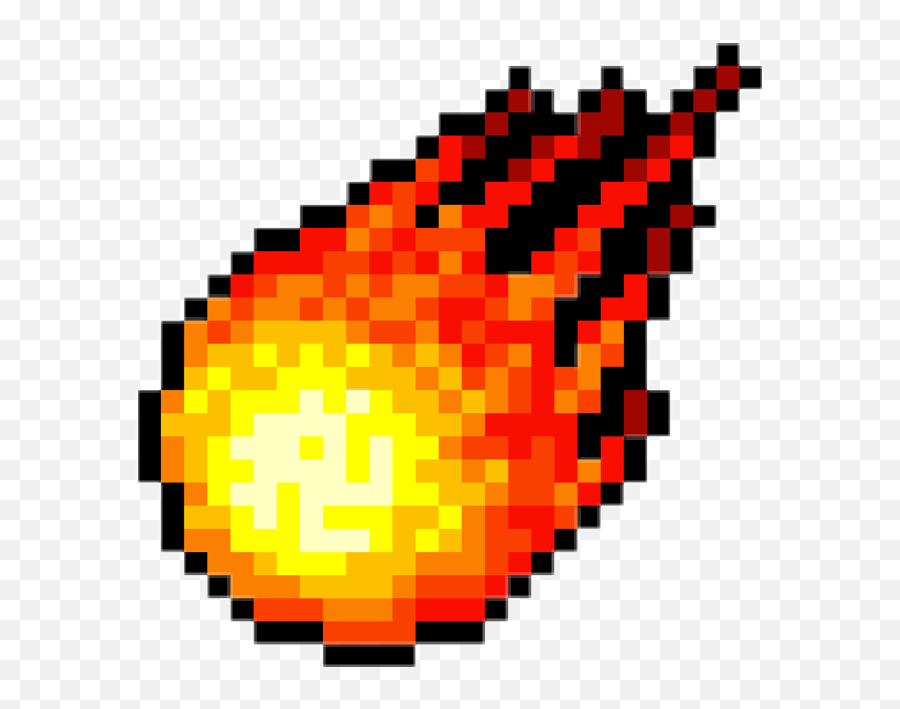 Fireball Fire Follow Me In Twitter - Donut Pixel Art Emoji,Fire Emoji Twitter