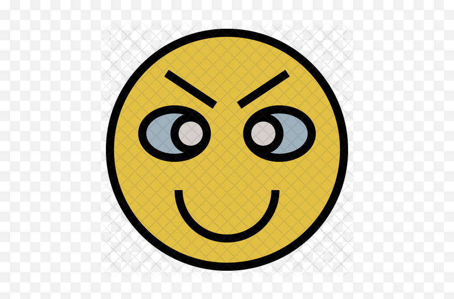 Smiley Emoji Icon - Smiley,Emoticon Xd