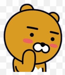Kakao Friends Transparent u0026 PNG Clipart Free Download - YWD Ryan Kakaotalk Png Emoji
