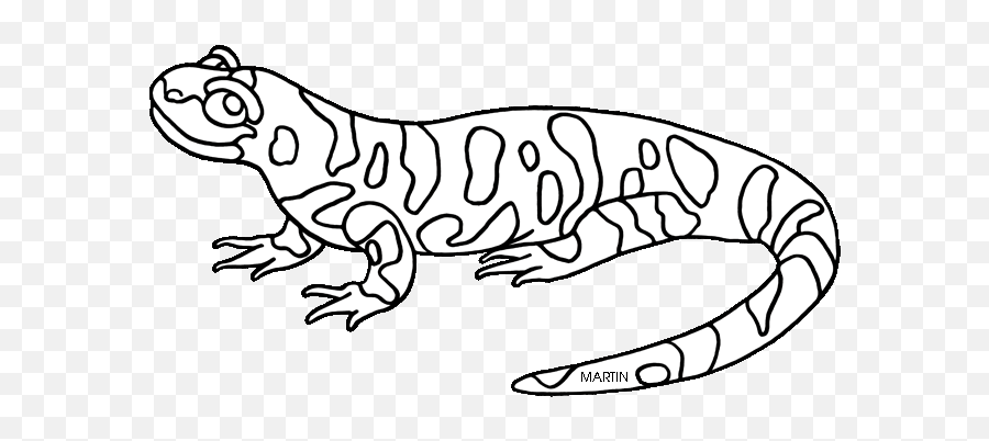 Free Salamander Clipart Black And White - Salamander Amphibians Clipart Black And White Emoji,Salamander Emoji