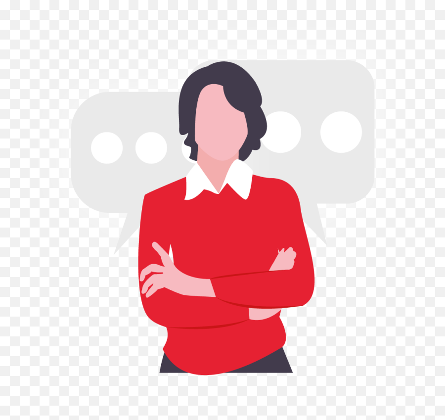 Woman Arms Crossed Cartoon Png Free - Illustration Emoji,Arms Crossed Emoji...
