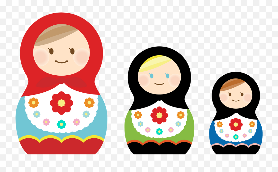 Matryoshka Doll Clipart - Clipart Russian Nesting Doll Emoji,Doll Emoji