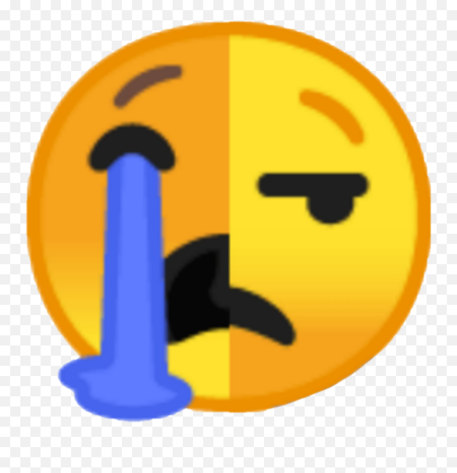 Emoji Emoticon Oppo Emojiedit Sticker - Android Crying Emoji Png,Emoji Faces For Texting
