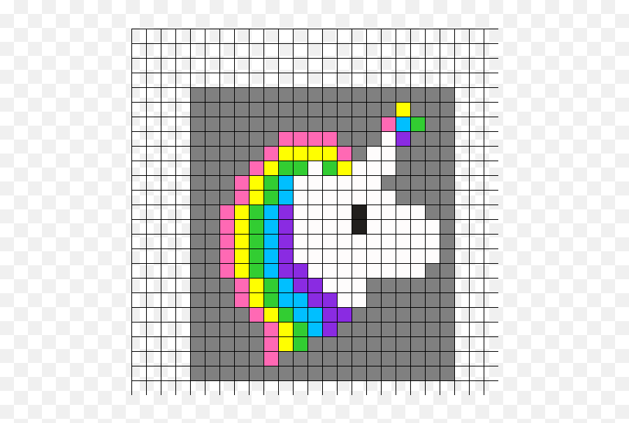 Unicorn By Cupcakemama On Kandi Patterns Easy Perler Bead - Hama Beads Patterns Unicorn Emoji,Plur Emoji