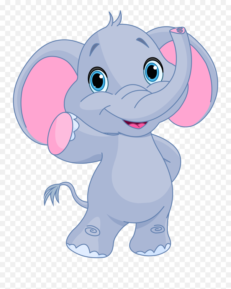 Baby Elephant White Elephant Clip Art Hostted - Cute Elephant Clipart Emoji,Elephant Emoji