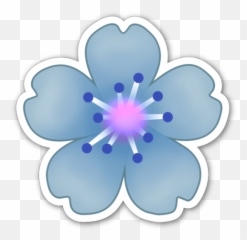 Flowers Emoji Emojisticker - Sticker