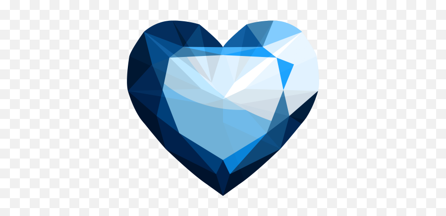 Download Free Png Broken Red Heart Emoji - Blue Diamond Heart Clipart,Blue Heart Emoji