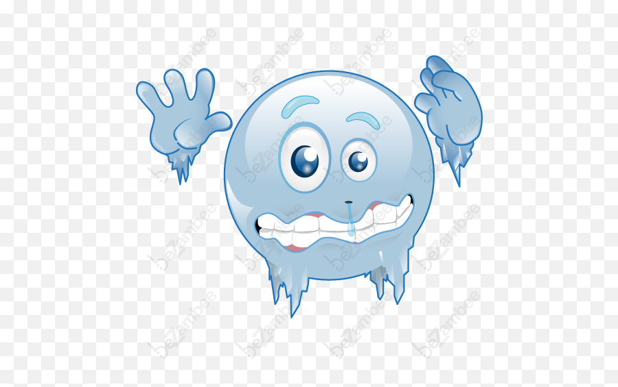 Emoticon Nose Sky Transparent Clip Art - Cold Smiley Emoji,Freezing Cold Emoji
