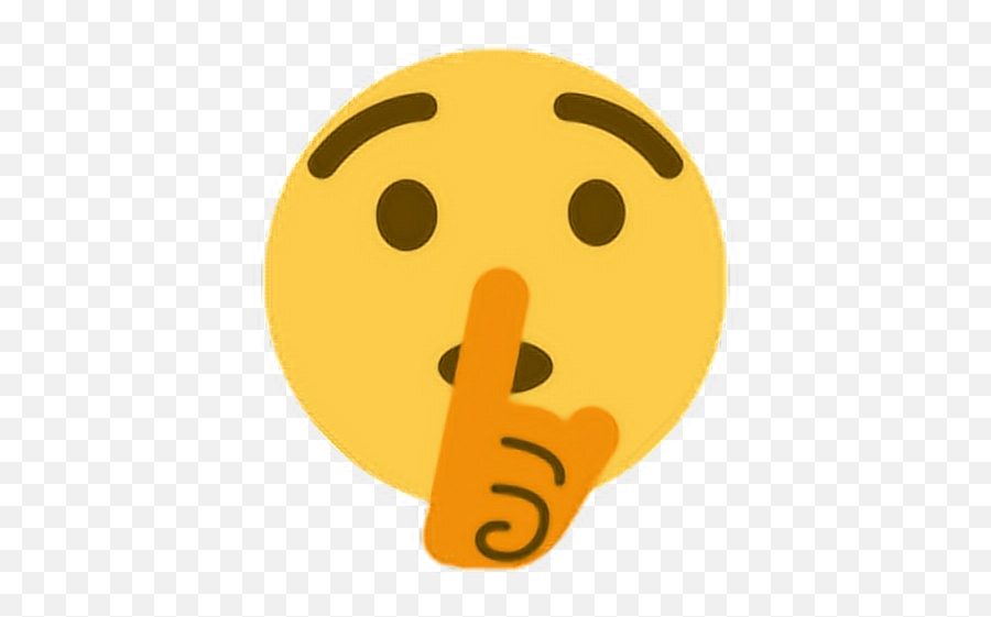 Sh Shush Finger Hand Emoji Emoticon Face Expression Fee - Sh Emoji,Hand Emoji