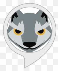Alexa - Cute Wolf Face Cartoon Emoji