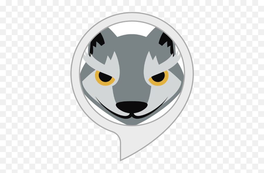 Alexa - Cute Wolf Face Cartoon Emoji,Star Trek Emoticon
