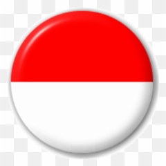 Small 25mm Lapel Pin Button Badge - Indonesia Flag Circle Emoji