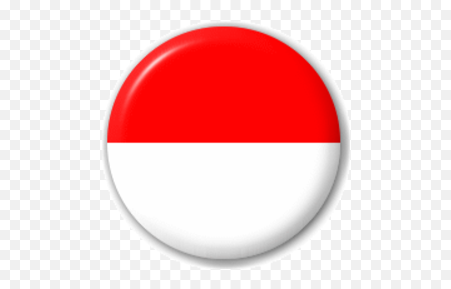 Small 25mm Lapel Pin Button Badge - Indonesia Flag In Circle Emoji,Indonesian Flag Emoji