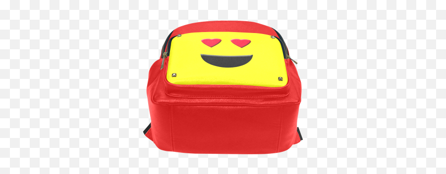 Emoticon Heart Smiley Campus Backpack - Shoulder Bag Emoji,Emoticon Backpack