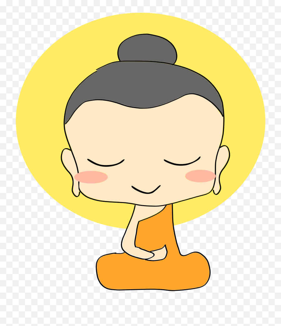 Chibi Buddha - Cute Buddha Drawing Emoji,Buddha Emoji