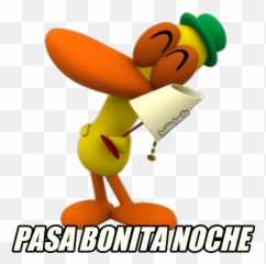 Pocoyo Phrases In Spanish Stickers For Whatsapp - Imagenes El Pato De Pocoyo Para Imprimir Emoji,Emojis Para Copiar