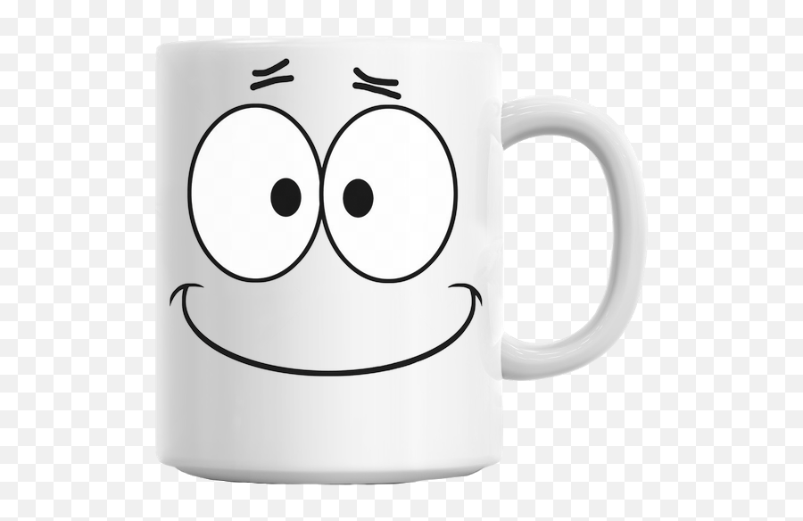 Patrick Face Coffee Mug - Mug Emoji,Emoticon Mug
