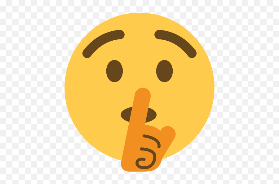 Shushing Face Emoji - Quiet Emoji,Shushing Emoji