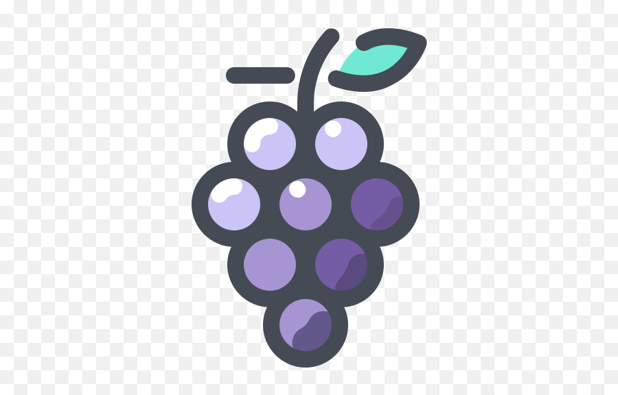 Grape Icon - Grapes Png Emoji,Grape Emoji