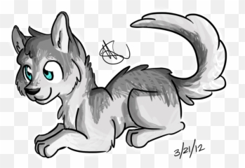 Cute Husky Drawing Free Download On Clipartmag - Cute Drawings Of Huskies Emoji,Husky Emoji