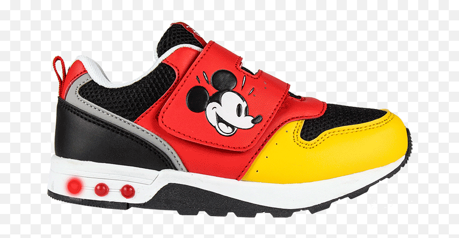 Sporty Shoes Lights Mickey - Mickey Mouse Schoenen Emoji,Kids Emoji Shoes