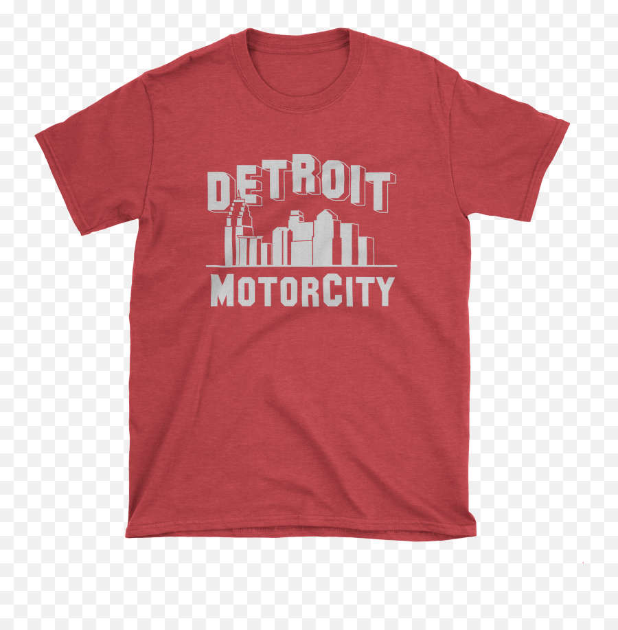 Detroit Motor City - S Red Triblend Detroit Motors Burger King Emoji,Kemoji