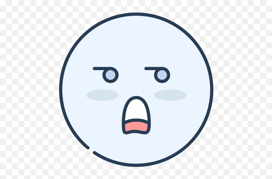 Boring Emoji Emotion Emotional Face Free Icon Of Emoji - Circle,Boring Emoji