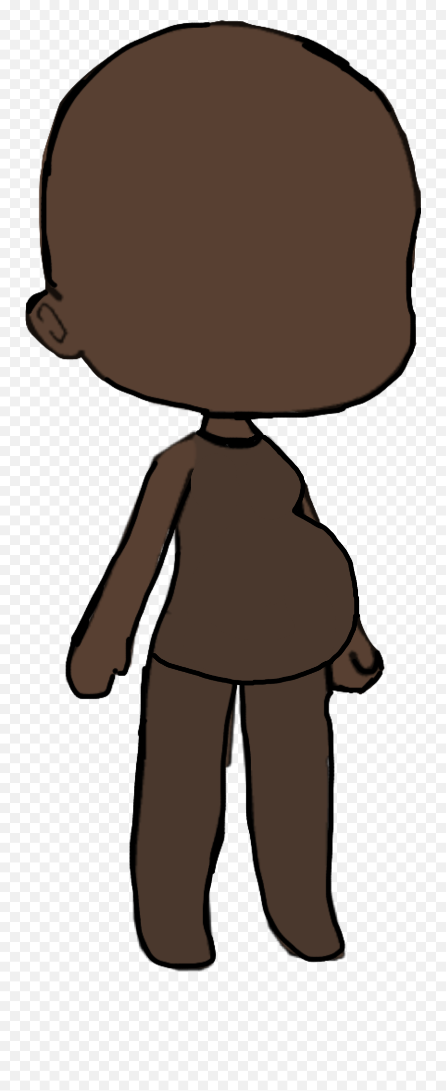 Gacha Person Pregnant Family Freetoedit - Cartoon Emoji,Pregnant Male Emoji