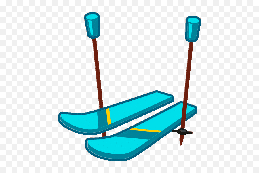 Top Skis Stickers For Android Ios - Animated Pic Of Skis Emoji,Ski Emoji