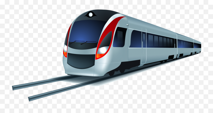 Download Train Transit Rapid Cartoon Hq Image Free Png - Train Clipart Emoji,Train Emoticon