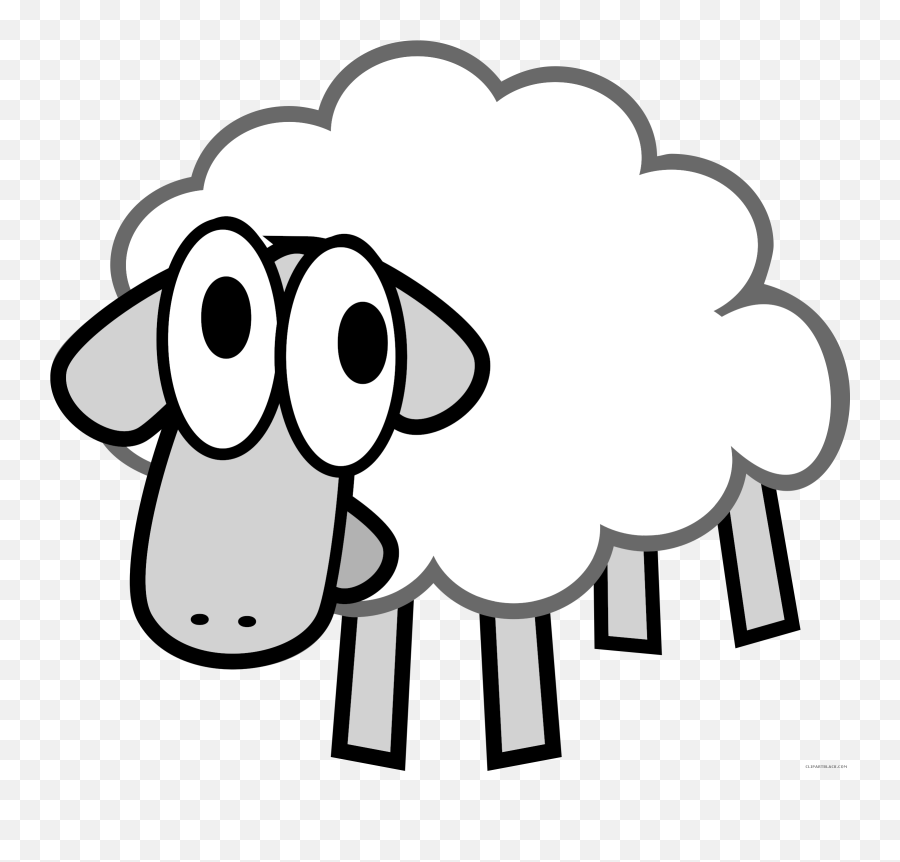 Crazy Clipart Sheep Crazy Sheep Transparent Free For - Sheep Cartoon Png Emoji,Black Sheep Emoji