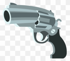 Pistol Emoji For Facebook Email Sms - Gun Emoji Transparent Background,Gun Emoji