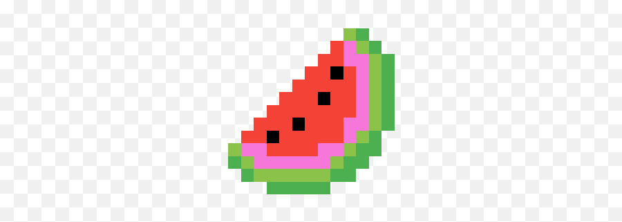 Pixelcraftkaidu0027s Gallery - Pixilart Pixel Watermelon Emoji,Snapchat 100 Emoji