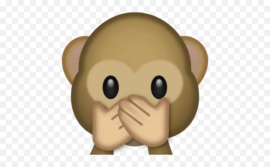 Big Emojiu201d Stickers Set For Telegram - Speak No Evil Monkey Emoji,Giant Emoji Stickers