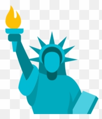 Statue Of Liberty Icon At Getdrawings - Clip Art Statue Of Liberty Icon Emoji,Liberty Emoji