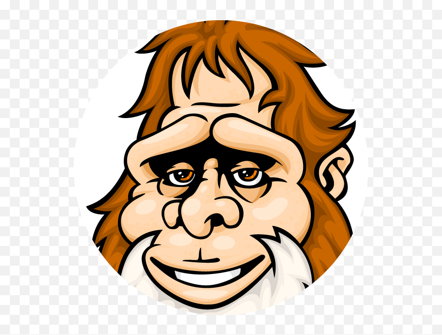 Rkymtnsquatch - Sasquatch Face Clip Art Png Download Bigfoot Emoji,Bigfoot Emoji