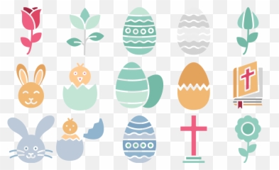 Free Easter Celebration Flat Icons Pack 56 - Vertical Emoji,Happy Easter Emoji
