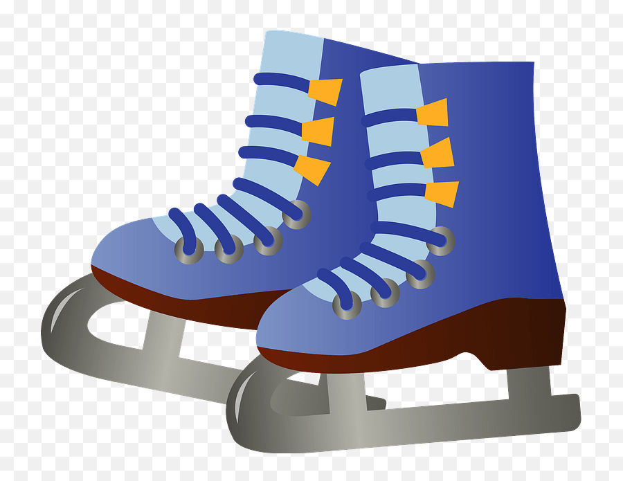 Ice Skates Clipart - Transparent Ice Skates Clipart Png Emoji,Skate Emoji