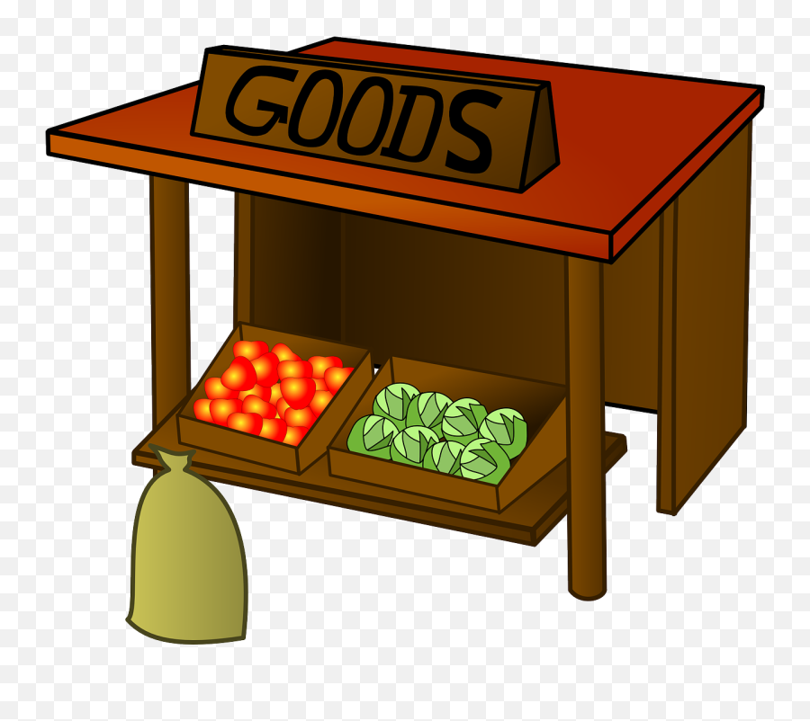 Market Goods Stall Fruit Veg - Market Stall Clip Art Emoji,Roller Coaster Emoji