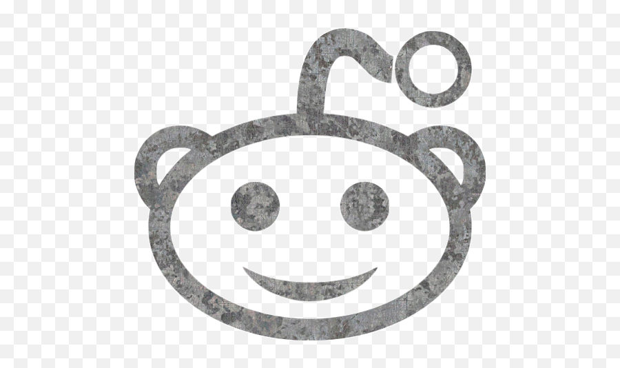 Eroded Metal Reddit Icon - Free Eroded Metal Site Logo Icons Navy Blue Reddit Logo Emoji,Metal Emoticon