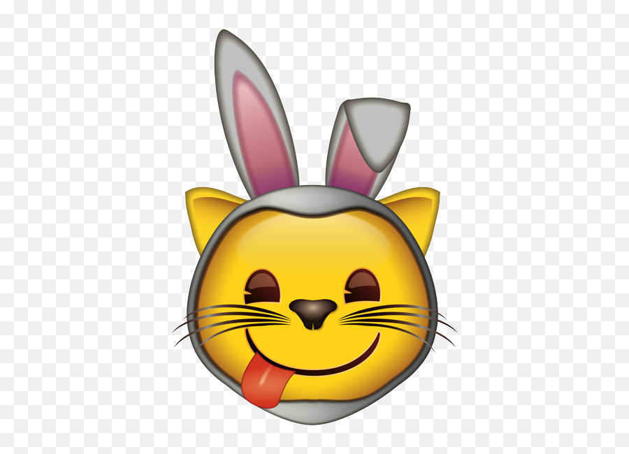 Emoji - Cartoon,Grey Cat Emoji
