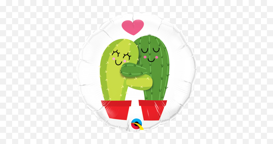 Qualatex Foil 9 - Cactus Hug Emoji,Flag Alligator Emoji