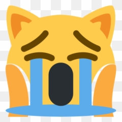 Emoji Remix on Twitter Sob Scream cat u003d - Felinae