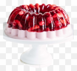 Jello Strawberry Yummy Red Sticker - Gelatin Dessert Emoji