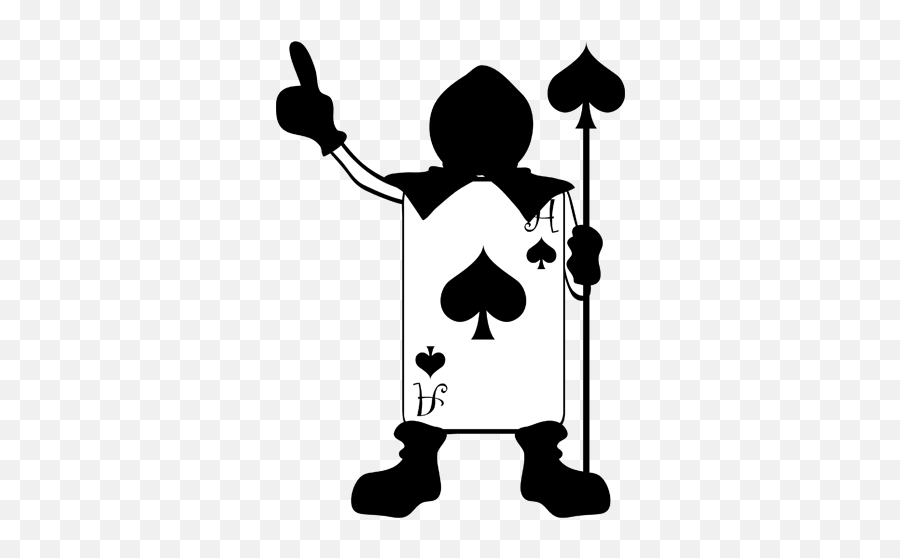 Wonderland Png Download - Alice In Wonderland Cards Black Emoji,Joker Card Emoji