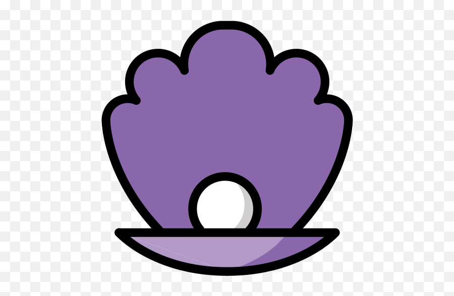 Oyster - Clip Art Emoji,Purple Emoji Meaning